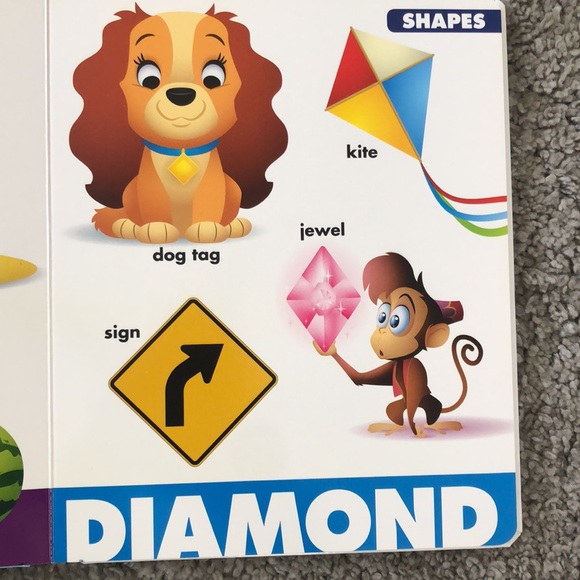Learning First Words Board Book Bundle Baby Animals Colors Shapes Number Toddler - Picture 4 of 5